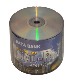 Databank DVD-R 16x mirror top 50pk